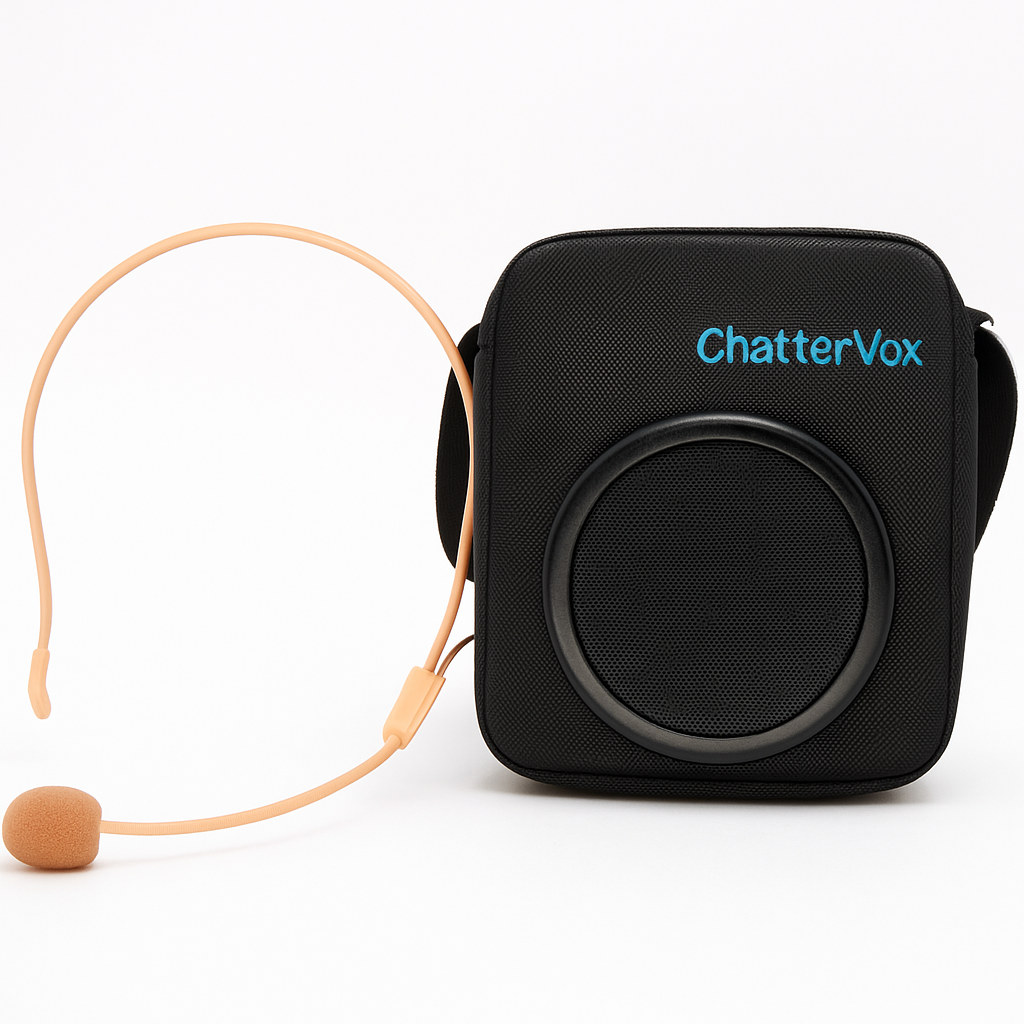 ChatterVOX Amplio next-generation personal voice amplifier — product photo